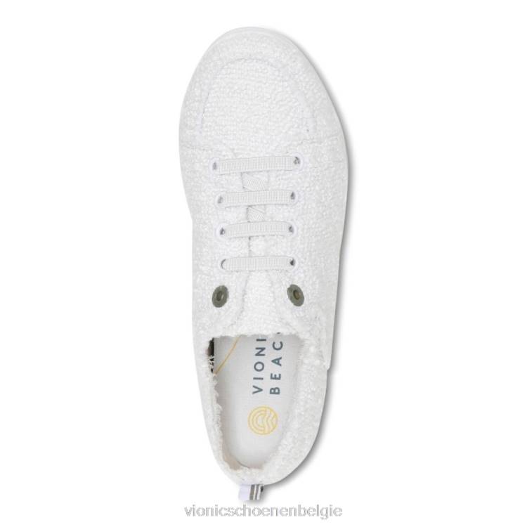 Vionic beach pismo casual sneaker: bouclé ZND81070 witte bouclé Vionic verkooppunten