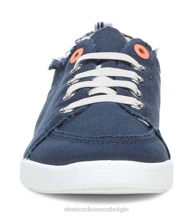 Vionic beach pismo casual sneaker: canvas ZND81086 Marine canvas Vionic chaussures