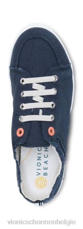 Vionic beach pismo casual sneaker: canvas ZND81086 Marine canvas Vionic chaussures