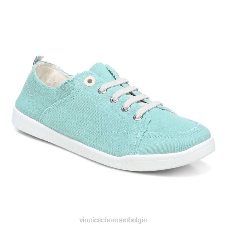 Vionic beach pismo casual sneaker: canvas ZND81093 wasabi-doek Vionic chaussures