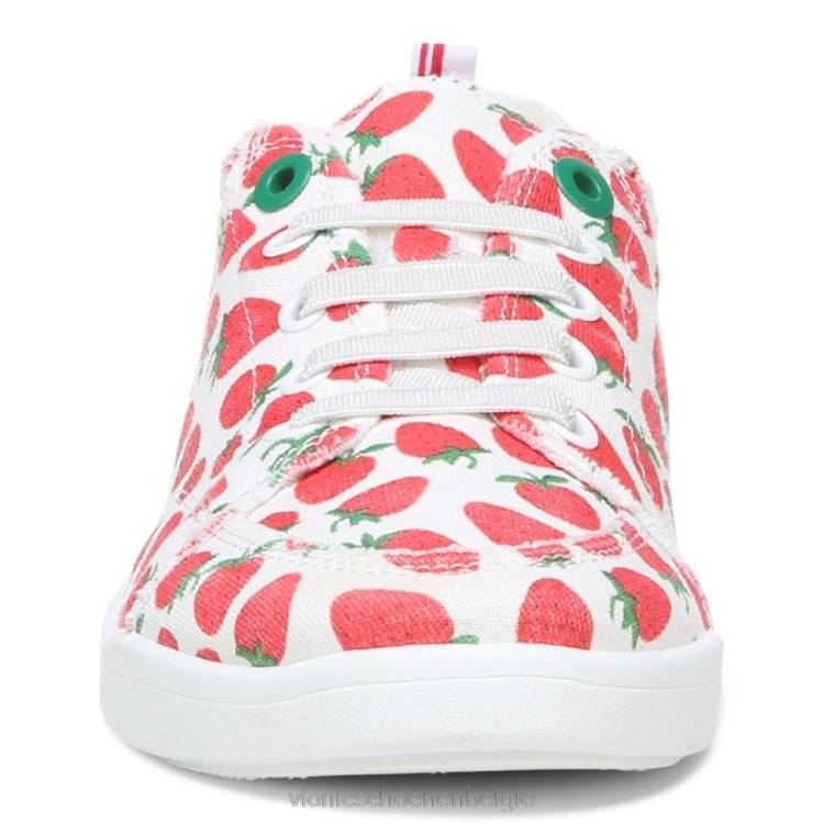 Vionic beach pismo casual sneaker: fruit ZND81185 aardbeien Vionic chaussures belgique