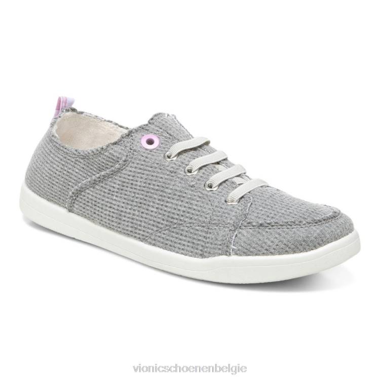 Vionic beach pismo casual sneaker: gebreid ZND81173 houtskool breien Vionic shoes outlet