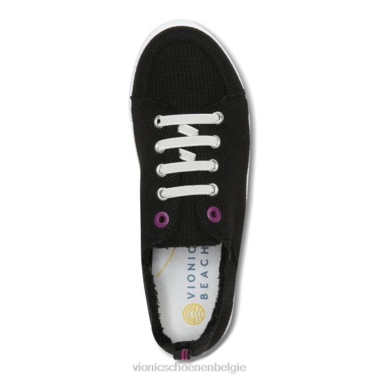 Vionic beach pismo casual sneaker: gebreid ZND81174 zwart breiwerk Vionic schoenen