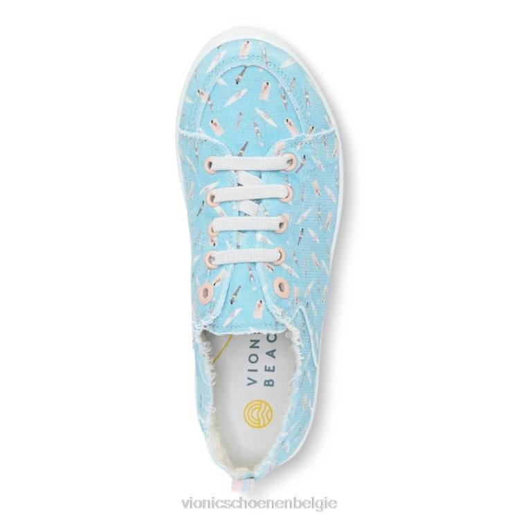 Vionic beach pismo casual sneaker: plezier in de zon ZND81180 porselein blauw Vionic shoes outlet