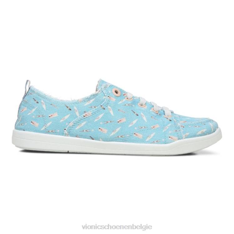 Vionic beach pismo casual sneaker: plezier in de zon ZND81180 porselein blauw Vionic shoes outlet