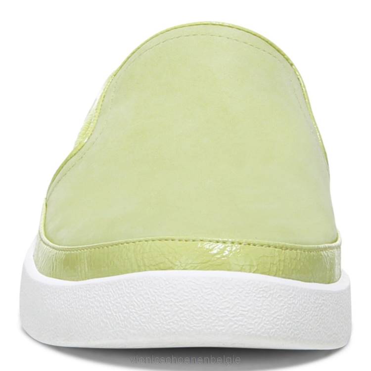 Vionic moeiteloze slip-on sneaker ZND81127 bleke limoen Vionic belgie