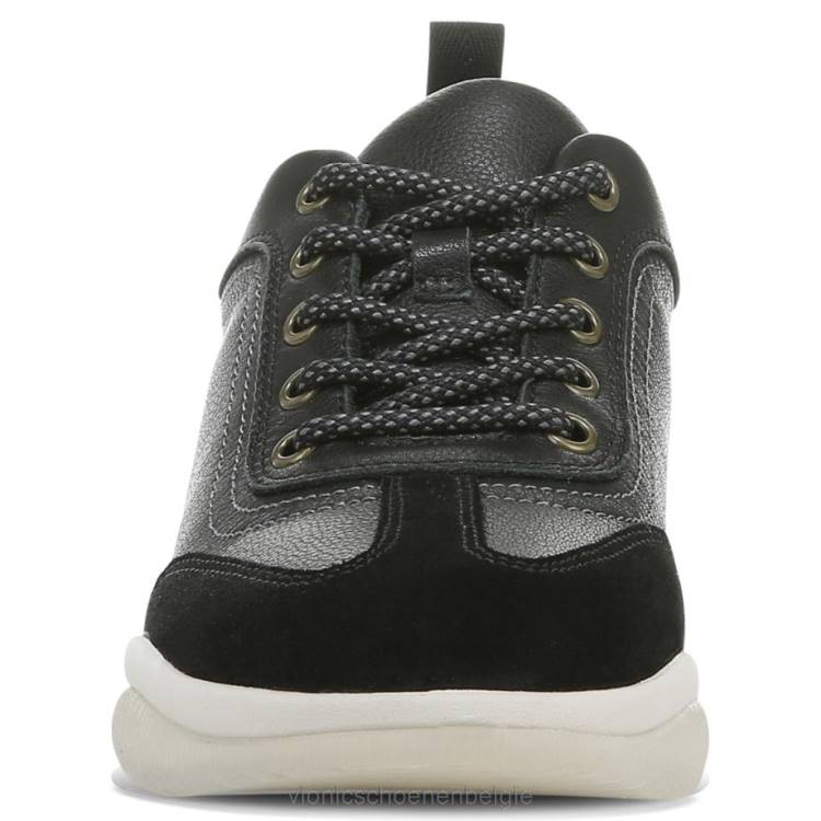 Vionic nyla sneaker ZND81047 zwart leer Vionic shoes outlet