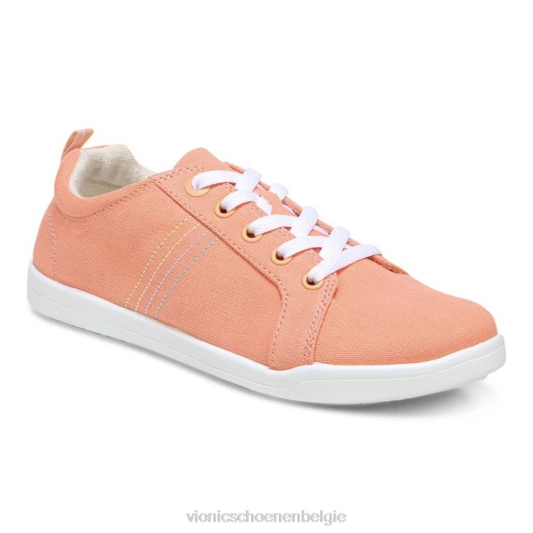 Vionic stinson-sneaker ZND81156 papaya canvas Vionic chaussures