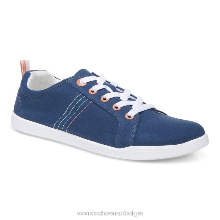 Vionic stinson-sneaker ZND81157 Marine canvas Vionic chaussures belgique