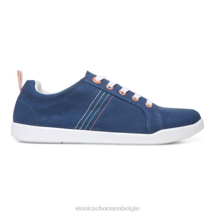 Vionic stinson-sneaker ZND81157 Marine canvas Vionic chaussures belgique