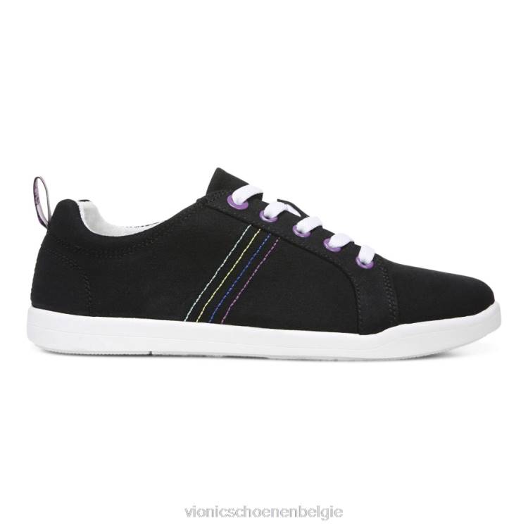Vionic stinson-sneaker ZND81159 zwart canvas Vionic shoes outlet