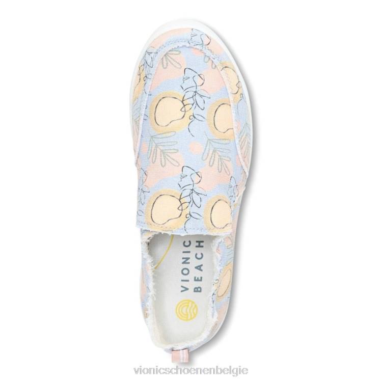 Vionic strand malibu slip-on sneaker: orange grove ZND81170 grove blauwe waas Vionic chaussures