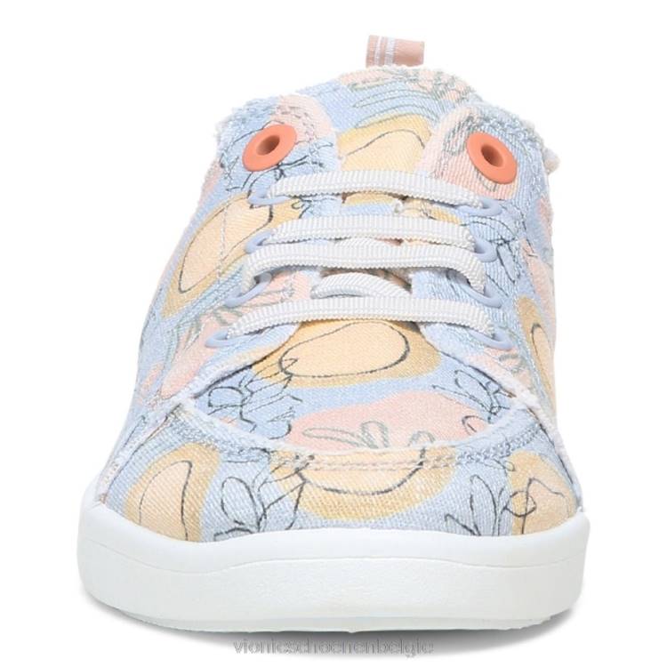 Vionic strandpismo casual sneaker: sinaasappelboomgaard ZND81175 grove blauwe waas Vionic verkooppunten