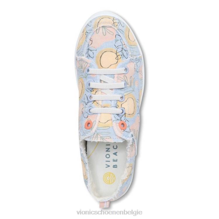 Vionic strandpismo casual sneaker: sinaasappelboomgaard ZND81175 grove blauwe waas Vionic verkooppunten
