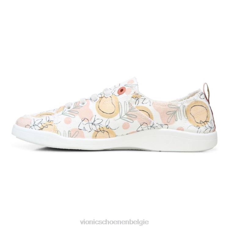 Vionic strandpismo casual sneaker: sinaasappelboomgaard ZND81176 bosje wit Vionic belgie