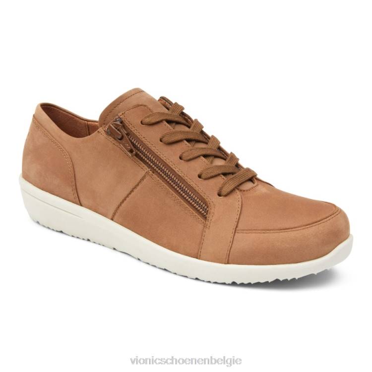 Vionic Abigail veters ZND833 tarwe nubuck Vionic belgie