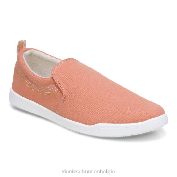 Vionic Marshall glijdt door ZND8491 papaya canvas Vionic verkooppunten