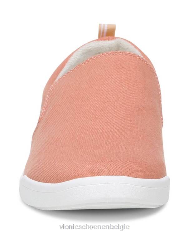 Vionic Marshall glijdt door ZND8491 papaya canvas Vionic verkooppunten