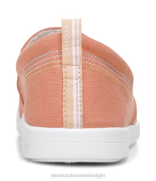 Vionic Marshall glijdt door ZND8491 papaya canvas Vionic verkooppunten