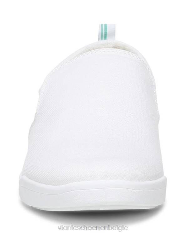 Vionic Marshall glijdt door ZND8495 wit doek Vionic sandals