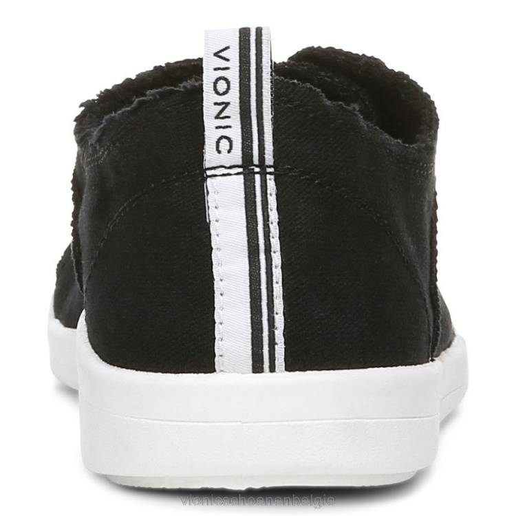 Vionic Pismo casual trainer ZND8532 zwart canvas Vionic shoes outlet