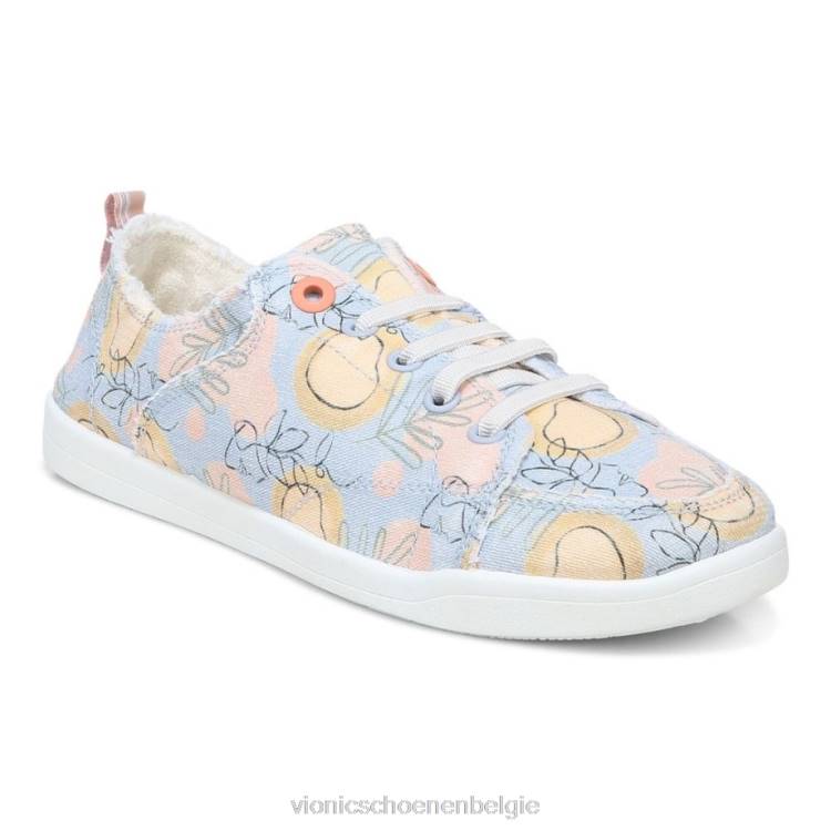 Vionic Pismo casual trainer ZND8534 blauwe waas Vionic verkooppunten