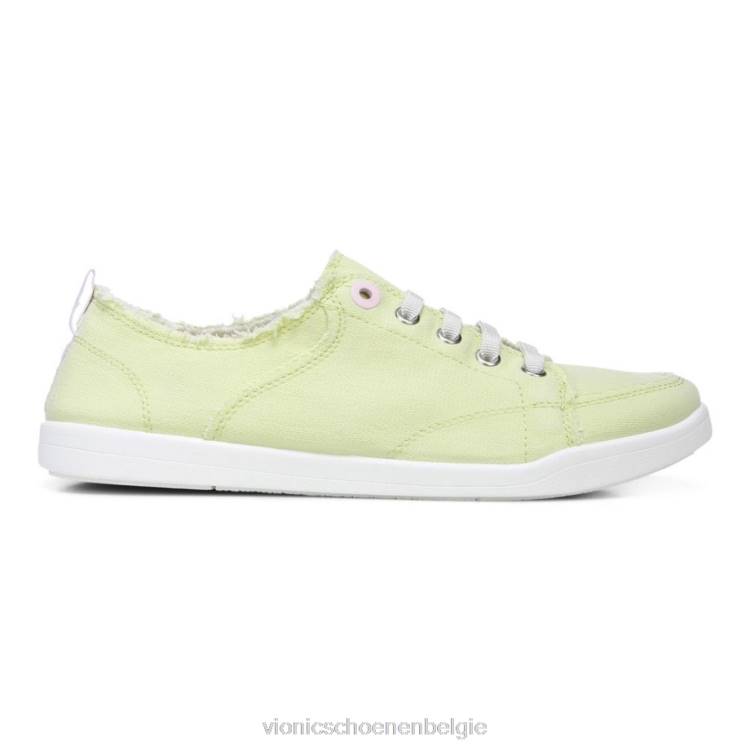Vionic Pismo casual trainer ZND8543 bleek limoen canvas Vionic chaussures