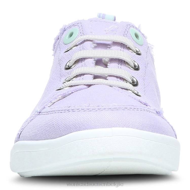 Vionic Pismo casual trainer ZND8544 pastel lila canvas Vionic chaussures belgique