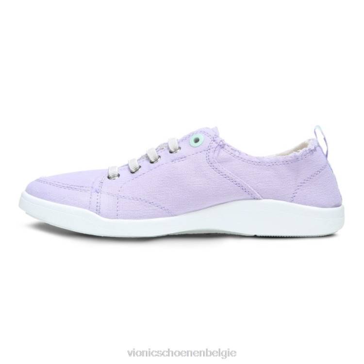 Vionic Pismo casual trainer ZND8544 pastel lila canvas Vionic chaussures belgique