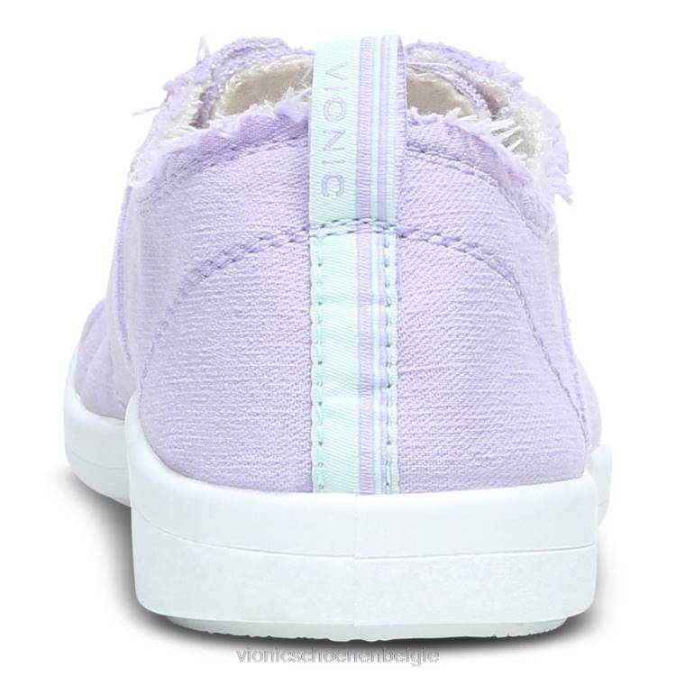 Vionic Pismo casual trainer ZND8544 pastel lila canvas Vionic chaussures belgique