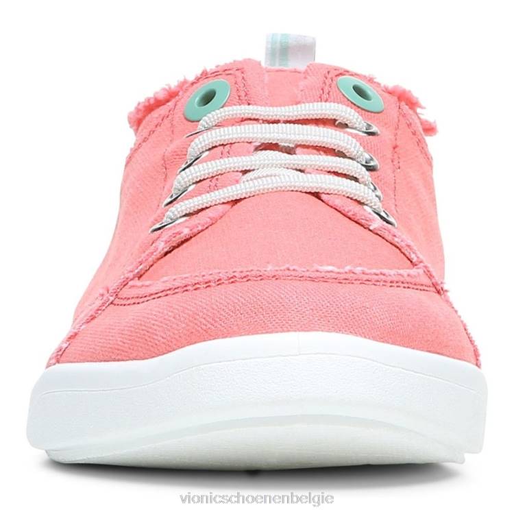 Vionic Pismo casual trainer ZND8548 zee koraal canvas Vionic verkooppunten