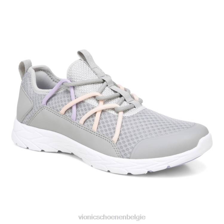 Vionic Zelyya sneaker met veters ZND8695 grijs Vionic shoes outlet