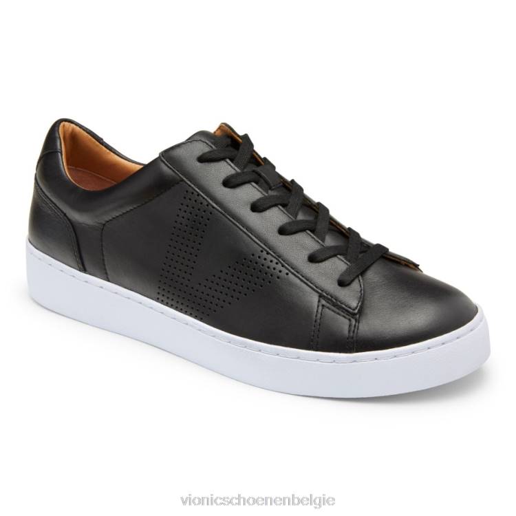 Vionic honing casual trainer ZND8137 zwart leer Vionic shoes outlet