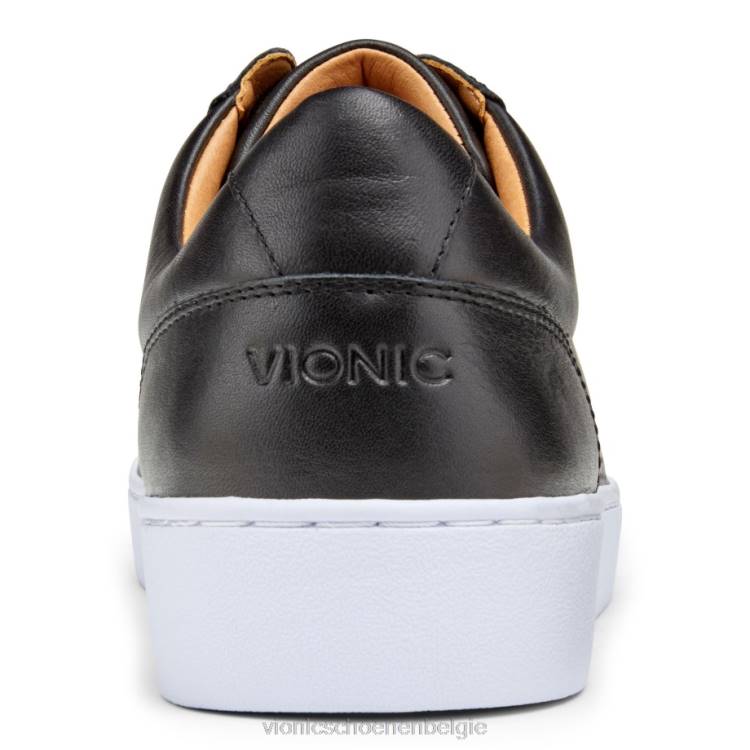 Vionic honing casual trainer ZND8137 zwart leer Vionic shoes outlet