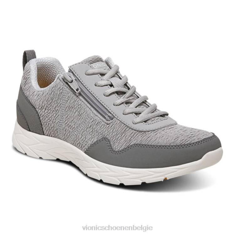 Vionic jetta-trainer ZND8414 lichtgrijs Vionic schoenen
