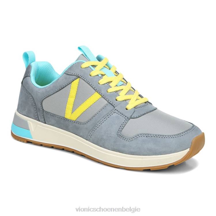 Vionic rechelle trainer ZND8230 lichtgrijs nubuck Vionic schoenen