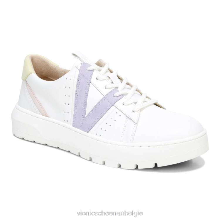 Vionic simasa-trainer ZND8651 wit pastel lila Vionic chaussures