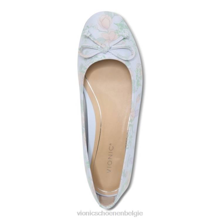 Vionic Callisto plat ZND860 arctisch ijs botanisch Vionic chaussures belgique