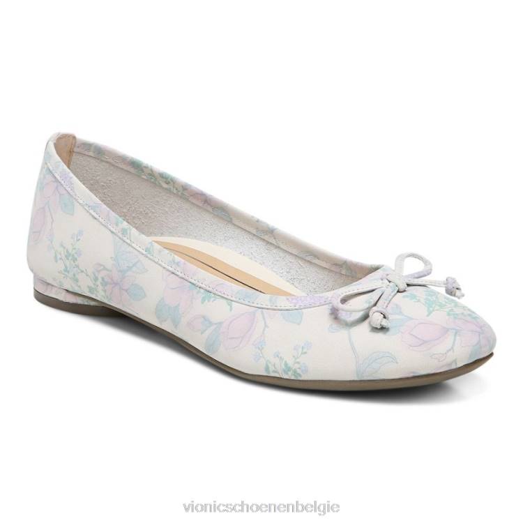 Vionic Callisto plat ZND861 crème botanisch Vionic sandals