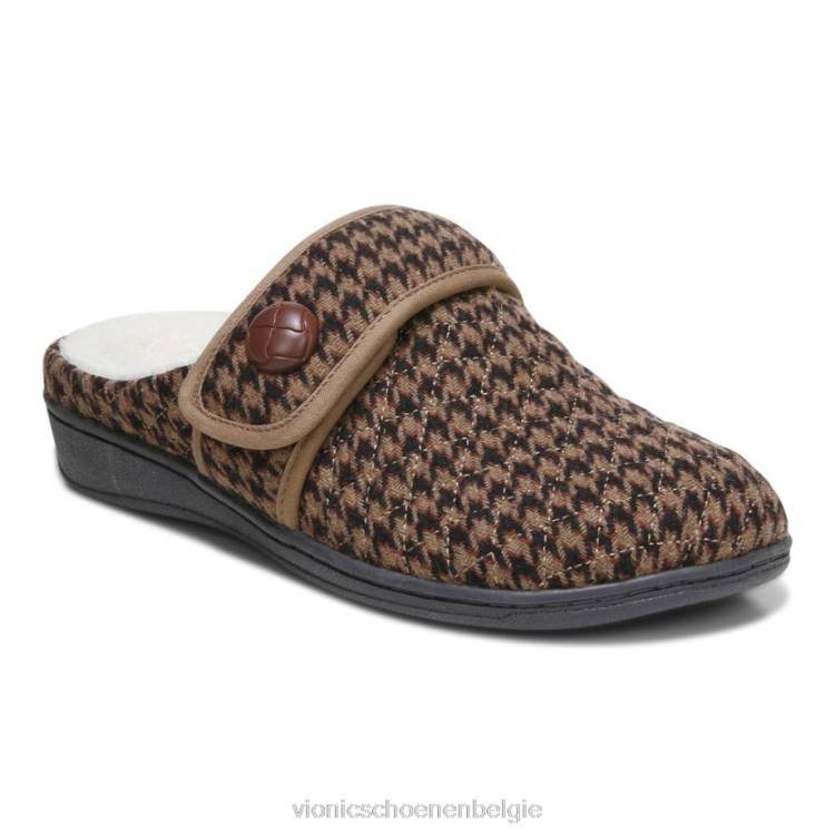Vionic Carlijn pantoffel ZND8318 toffee Vionic belgie