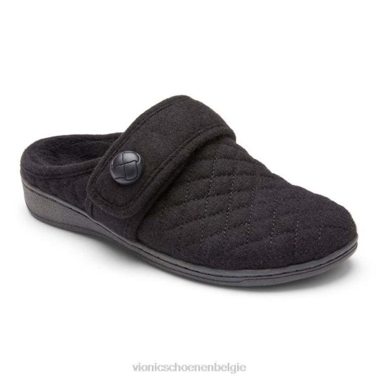 Vionic Carlijn pantoffel ZND865 zwart Vionic belgie