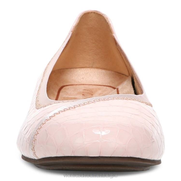 Vionic Caroll ballet plat ZND81246 wolk roze krokodil Vionic chaussures