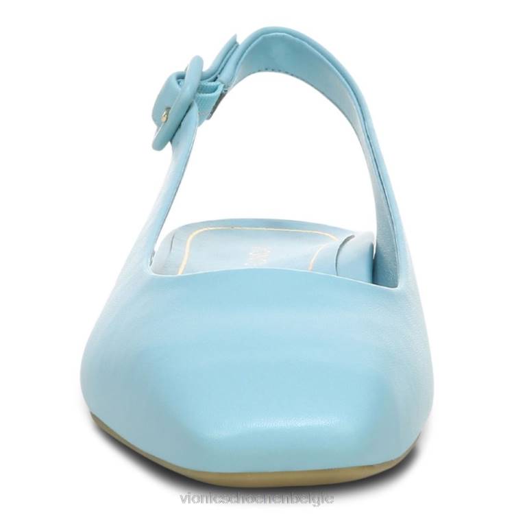 Vionic Delphine slingback plat ZND81226 porselein blauw Vionic chaussures belgique