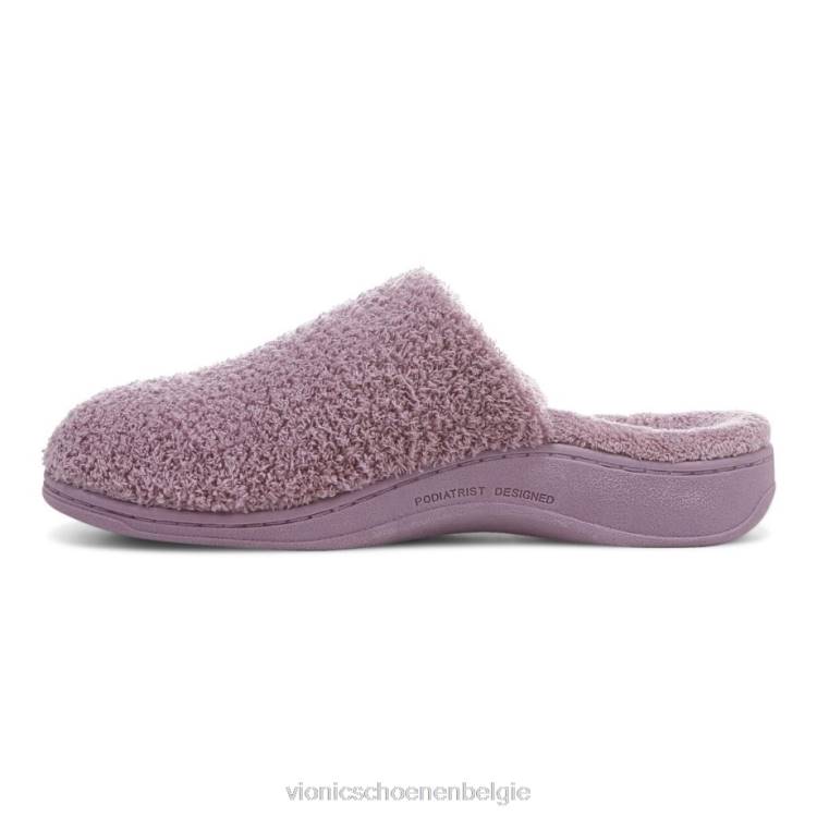 Vionic Gemma muiltjes pantoffels ZND8747 schemerige krullende badstof Vionic sandals
