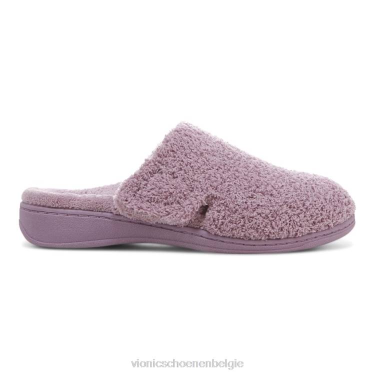 Vionic Gemma muiltjes pantoffels ZND8747 schemerige krullende badstof Vionic sandals