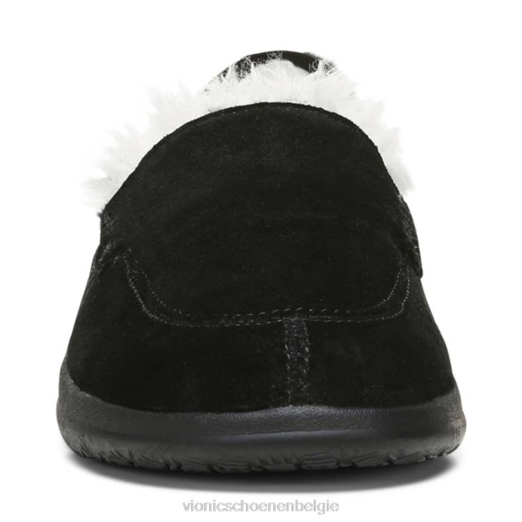 Vionic Lynez-slipper ZND8720 zwart suède Vionic shoes outlet