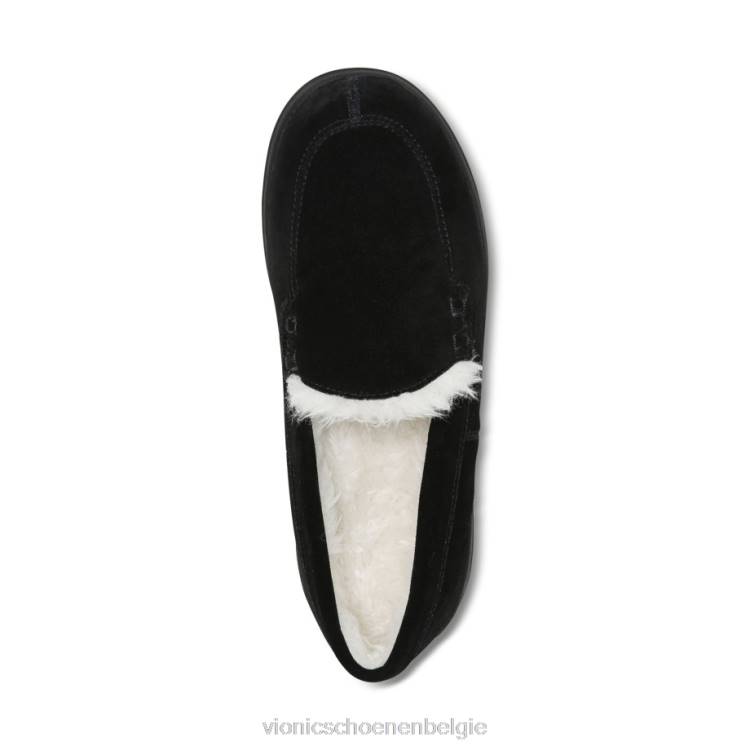 Vionic Lynez-slipper ZND8720 zwart suède Vionic shoes outlet