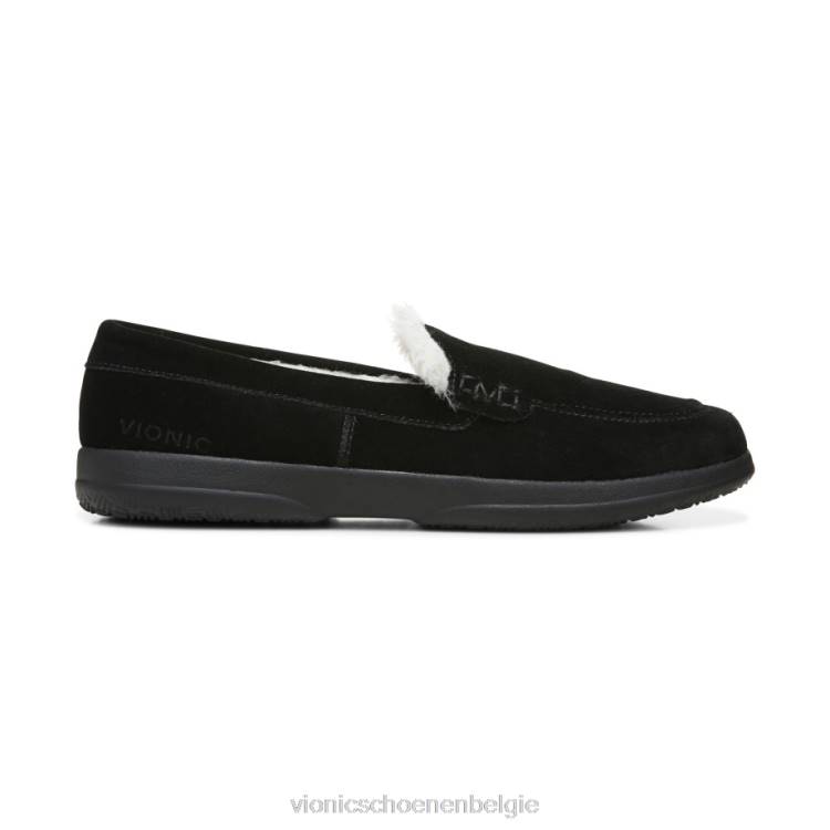 Vionic Lynez-slipper ZND8720 zwart suède Vionic shoes outlet