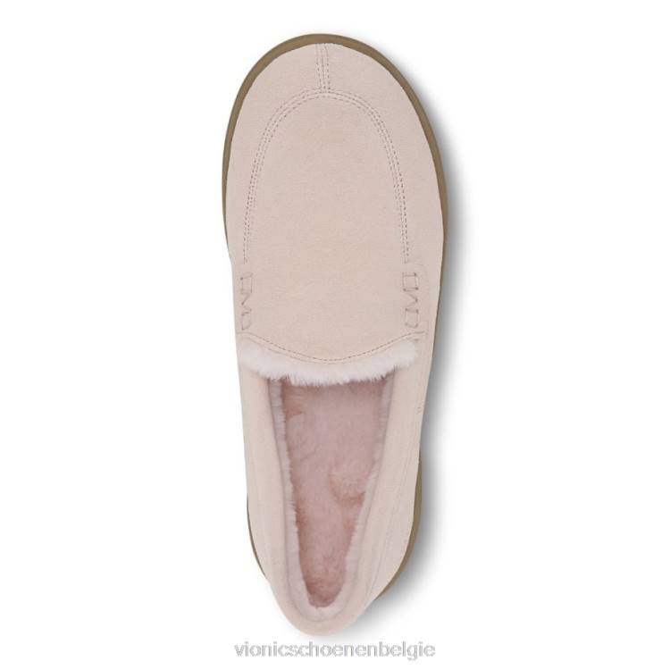 Vionic Lynez-slipper ZND8725 wolkroze suède Vionic chaussures belgique