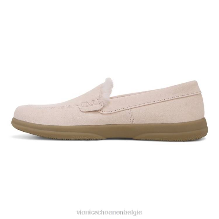 Vionic Lynez-slipper ZND8725 wolkroze suède Vionic chaussures belgique